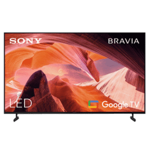 Televisão Sony Bravia LED com Google TV, alta definição e cores vibrantes.