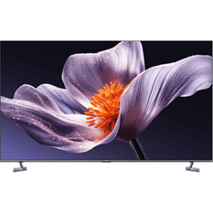 Televisão moderna com tela grande e imagem nítida, ideal para salas de estar sofisticadas.