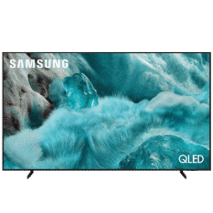 Televisão Samsung QLED com tecnologia de ponta e cores vibrantes.