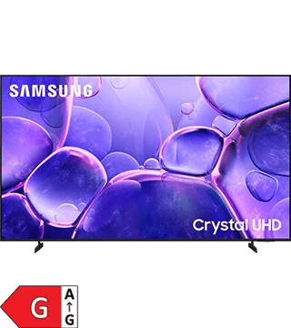 Televisão Samsung Crystal UHD de alta qualidade para uma experiência visual superior.