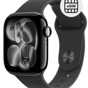 Relógio inteligente com eSIM para chamadas e conectividade móvel.