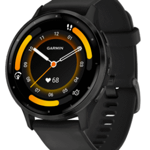 Relógio Garmin com monitor de saúde, fitness e rastreamento de atividades físicas.