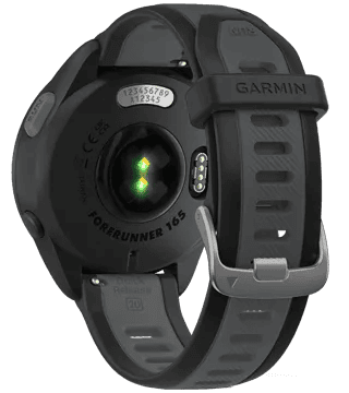 Relógio GPS Garmin Forerunner 165 para corrida e treino.