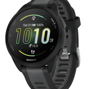 Relógio GPS Garmin com monitor de saúde e rastreamento de atividades.