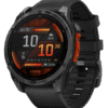 Relógio Garmin Fenix 7X Solar com design robusto e funcionalidades avançadas para atividades ao ar l.