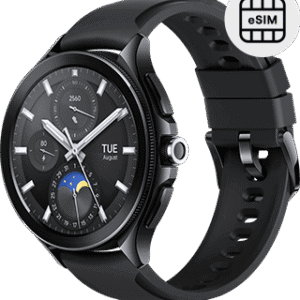 Relógio inteligente com eSIM, monitor de saúde e notificações, ideal para um estilo de vida conectad.