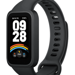 Relógio inteligente com monitor de saúde e fitness, ideal para acompanhar passos, batimentos cardíac.