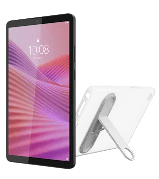 Telefone com carregador sem fios e suporte de mesa para dispositivos móveis.