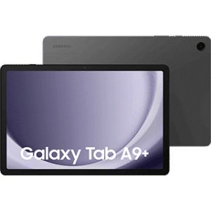 Tablet Android Galaxy Tab A9+ com ecrã grande e design moderno, ideal para trabalho e entretenimento.