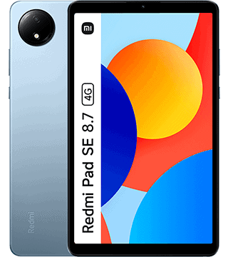 Tablet Android Redmi Pad SE com ecrã de 8,7 polegadas e conectividade 4G.
