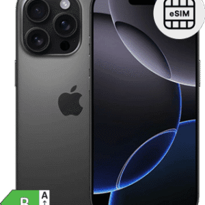 IPhone 14 Pro com eSIM, tecnologia avançada e design elegante.