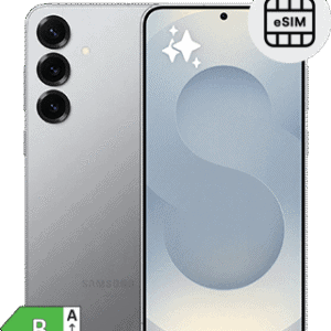 Smartphone Samsung Galaxy S21 com 3 câmeras e suporte eSIM, design moderno e elegante.