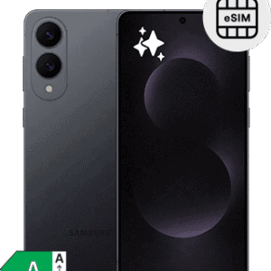 Telefone inteligente Samsung Galaxy S21 5G em cor preta com câmeras avançadas.