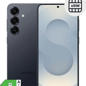 Imagem de um Samsung Galaxy S21 com tecnologia eSIM integrada.