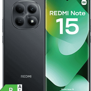 Redmi Note 15 com câmara tripla e design moderno.