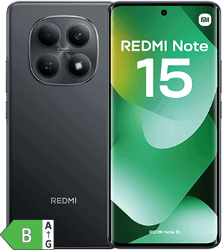 Redmi Note 15 com câmara tripla e design moderno.