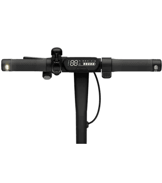 Scooter elétrico Elector Nova com painel digital e luzes LED.